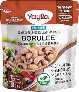 Yayla Haşlanmış Suyu Süzülmüş Börülce 150 G 6lı paket