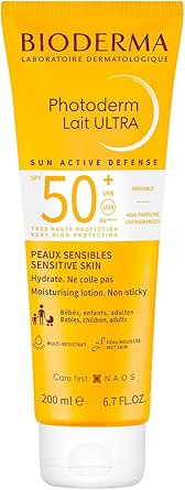 Bioderma Photoderm Lait Ultra SPF50+ Tüm Ciltler için Yüksek Koruma Sağlayan Süt Formda Yüz ve Vücut Güneş Kremi Bebek, Çocuk ve Yetişkin Kullanımına Uygun 200 Ml