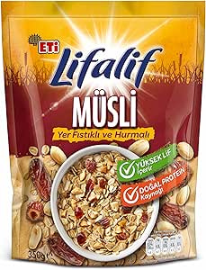 Eti Lifalif Yer Fıstıklı Ve Hurmalı Müsli 350 g