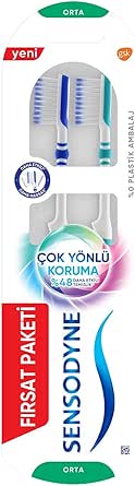 Sensodyne Çok Yönlü Koruma Diş Fırçası Orta 1+1