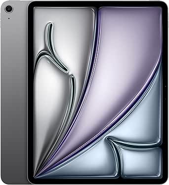 Apple M3 çipli 13 inç iPad Air: Liquid Retina Ekran, 256 GB, 12 MP Ön/Arka Kamera, Wi-Fi 6E, Touch ID, Tüm Gün Süren Pil Ömrü — Uzay Grisi