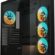 GIGABYTE C500 PANORAMIC STEALTH Siyah 4 Fanlı Mid Tower Gaming Kasa, Temperli Cam Yan Panel – GB-C500P ST