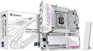 GIGABYTE B860M A ELITE WIFI6E ICE Intel LGA1851 mATX Gaming Anakart