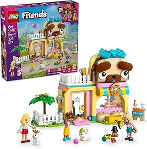 LEGO Friends Evcil Hayvan Aksesuar Dükkanı 42650-6 Yaş ve Üzeri Erkek ve Kız Çocukları için Mini Bebek, Kedi ve Köpek Minifigürü İçeren Yaratıcı Oyuncak Yapım Seti, Doğum Günü Hediyesi (375 Parça)