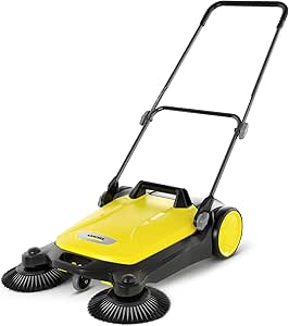 Kärcher Süpürme Makinesi S 4 Twin (Maksimum Yüzey Performansı: 2400 M²/H, 2 Yan Fırça, Süpürme Kabı: 20 L, Çalışma Genişliği: 680 Mm, Yer Tasarruflu Depolama, Yüksekliği Ayarlanabilir İtme Kolu)