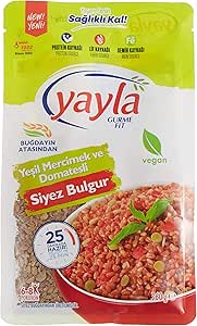 yayla Gurme Fit Yeşil Mercimek & Domatesli Siyez Bulgur 360 gr Tekli Paket