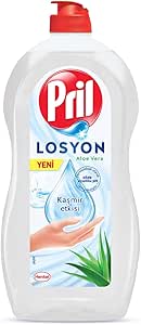 Pril Losyon Aloe Vera Özlü Kaşmir Etkisi ile Cilde Uyumlu Elde Yıkama Sıvı Bulaşık Deterjanı 1 x 1440 ml , Aloe Vera 1440ml
