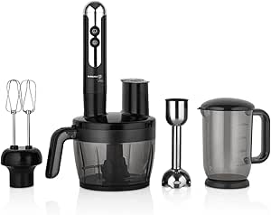 Korkmaz Mia Multi Blender Set SiyahKrom