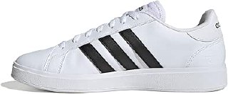 adidas Erkek GRAND COURT BASE 2.0 Ayakkabı FTWWHT/ROYBLU/VIVRED 41 1/3