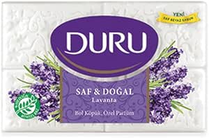 DURU Saf%26Doğal Lavanta Sabun, 150 Gramx4