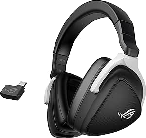 ASUS Rog Delta S Wireless 7.1 Aı-Mic Özellikli 50Mm Sürücüler Düşük Gecikmeli Siyah Oyuncu Kulaklığı