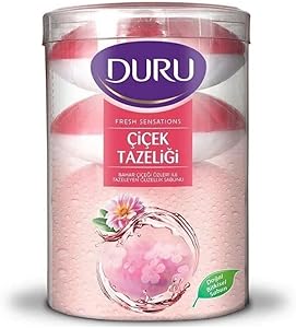 DURU Fresh Sensations Çicek Tazeliği Sabun, 100 Gramx4