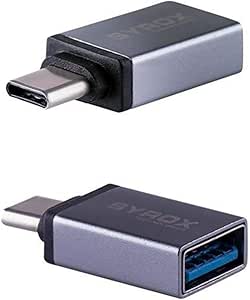 SYROX Type C USB 3.1 to USB 3.0 Dönüştürücü OTG Çevirici Adaptör Metal MacBook, iPad Air 2020, iPad Pro, Surface Pro, XPS …