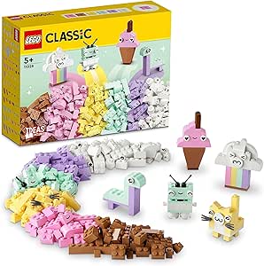 LEGO Classic Yaratıcı Pastel Eğlence 11028-5 Yaş ve Üzeri Çocuklar İçin Renkli, Eğlenirken Öğreten Yaratıcı Oyuncak Yapım Seti (333 Parça)