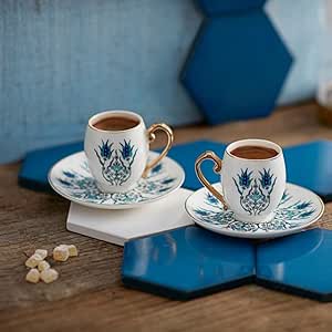 Karaca İznik 2 Kişilik Kahve Fincanı