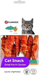Flamingo Hapki Kurutulmuş Balık ve Tavuklu Kedi Ödülü 50gr