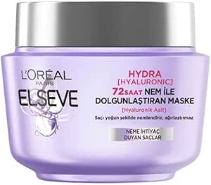 L’ORÉAL PARIS Elseve Hydra Hyaluronic 72 Saat Nem ile Dolgunlaştıran Maske 300 ml