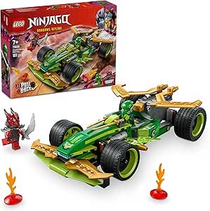 LEGO NINJAGO Lloyd’un Çek-Bırak Yarış Arabası 71828-7 Yaş ve Üzeri Çocuklar için Yaratıcı Oyuncak Yapım Seti, Doğum Günü Hediyesi (181 Parça)