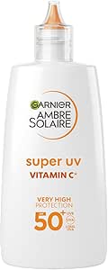 Garnier Ambre Solaire Super UV C Vitamini Koyu Leke Karşıtı Fluid Yüz Güneş Kremi SPF50+ 40 ml