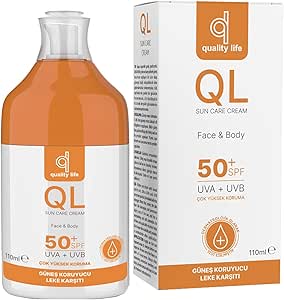 QL Yüz Güneş Kremi 50 + SPF Faktör Leke Karşıtı Çok Yüksek Koruma (1 x 110 Ml)