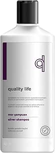 Quality Life QL Turunculaşma Karşıtı Mor Şampuan, Tuzsuz Parabensiz Sülfatsız 300 ML