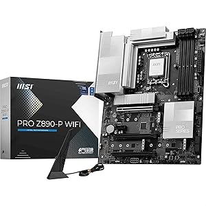 MSI PRO Z890-P WIFI SOKET 1851 DDR5 9200MHZ(OC) USB 20Gbps 4xM.2 1xTB4 HDMI DISPLAY 5G LAN WIFI 7 ATX