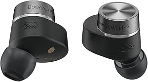 Bowers & Wilkins Pi7 S2 Satin Black Kablosuz True Wireless Gürültü Önleyici (ANC) Kulaklık, Bluetooth, aptX ve Entegre Mikrofonlu B&W0427
