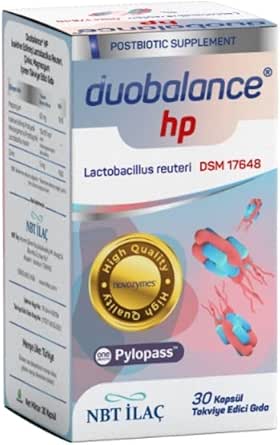 Nbtlife Nbt Life Duobalance Hp Inaktive Edilmiş Lactobacillus Reuteri Dsm 17648 Suş, Çinko, Magnezyum Içeren Takviye Edici 30 Kapsül