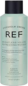 REF STOCKHOLM-Ref Weıghtless Volume Refreshıng Mousse 200 ml Köpük Kuru Şampuan