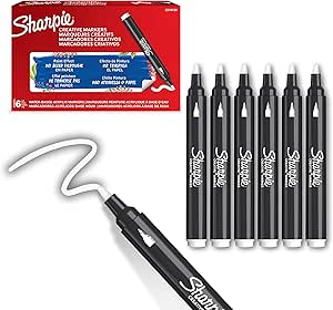 SHARPIE Akrilik markör, Yuvarlak uç, Beyaz