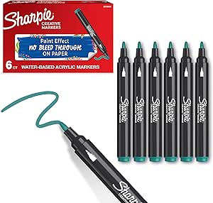 SHARPIE Akrilik markör, Yuvarlak uç, Yeşil
