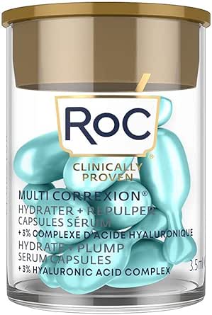 RoC – Multi Correxion Hydrate + Plump Serum – Maksimum Dolgunlaştırıcı Etki – Cildin Nem İçeriğini Artırır – Kapsüller 10 Adet