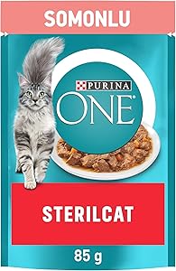 PURINA ONE Somonlu Kısırlaştırılmış Kediler İçin Yaş Kedi Maması 85 Gram