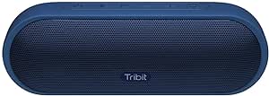 Tribit MaxSound Plus 2x12W 20 Saat Oynatma Süresi IPX7 Su Geçirmez Taşınabilir TWS Bluetooth Hoparlör Mavi