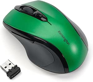 Kensington K72424WW Pro Fit Mid size-kablosuz fare (2,4GHz, 1750DPI) zümrüt yeşili