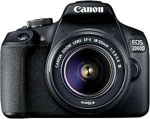 CANON 2000D+18-55MM DC III F:3,5-5,6 LENS KİT DSLR FOTO MAK