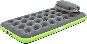 Bestway Roll & Relax pompa yastıklı Şişirilebilir Yatak, tek Kişilik XL/Lo 188 x 99 x 22 cm