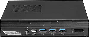 MSI PRO DP10 13M-002EU Masaüstü Mini Bilgisayar, Core i5-1340P, 8GB RAM, 512GB SSD, Windows 11 Pro, Siyah