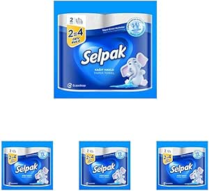 Selpak Kağıt Havlu Dev Rulo 2:4 4lü paket