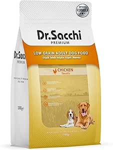 Dr.Sacchi Premıum Düşük Tahıllı Tavuklu Yetişkin Köpek Maması 1,5 Kg