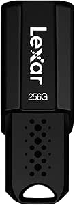 Lexar JumpDrive S80 USB 3.1 Flash Bellek 256 GB, 150 MB/sn’ye Kadar Okuma, Bilgisayar için USB Bellek, Harici Depolama Verileri, Fotoğraf, Video (LJDS080256G-BNBAG)