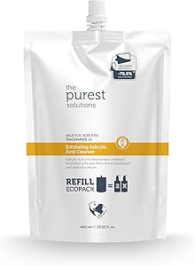 The Purest Solutions Sivilce Ve Siyah Nokta Karşıtı Yağlı Karma Ciltler Temizleme Jeli Ekolojik Yedek Paket 400 ml