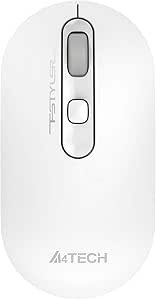 A4tech FG20 Fstyler 2.4Ghz Nano 2000Dpi Kablosuz Kompakt Optik Mouse, Beyaz