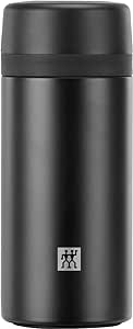 Zwilling Thermo Çay Demlikli Matara, Paslanmaz Çelik, Siyah, 420 ml