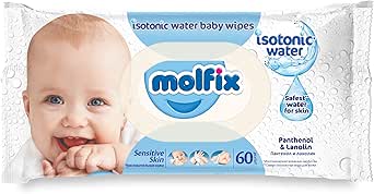 Molfix İzotonik Islak Havlu Hassas Ciltler 60 Yaprak