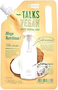 Besleyici&Aydınlatıcı Vegan Uyku Maskesi10g Talks Vegan Squeeze Pocket Sleeping Mask Mega Nutritious