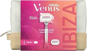 Gillette Venus Comfort Glide Sugarberry Tıraş Makinesi 1 Adet Başlık Çanta