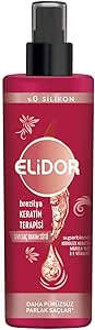 Elidor Sıvı Saç Bakım Sütü Brezilya Keratin Terapisi Hidrolize Keratin Marula Yağı E Vitamini 200 ml