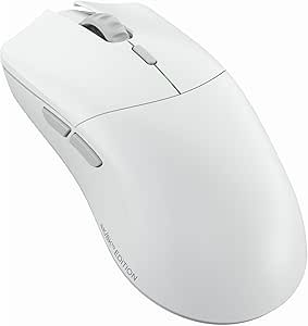 Glorious Oyun Modeli O 2 PRO 4K/8K Kablosuz Oyun Faresi – 2.4GHz Kablosuz 1ms gecikme, 4K/8K Yoklama, 100M tıklama, 59g Ultralight, Uzun Pil Ömrü, 26K DPI BAMF 2.0 Sensör, 6 Düğme, Beyaz