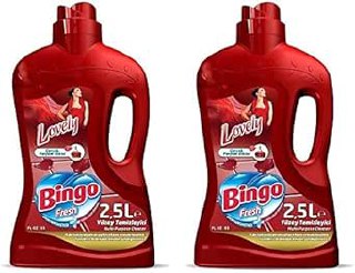 Bingo Fresh Yüzey Temizleyici, Lovely, 2,5 Lt 2li paket